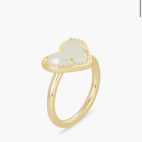 Kendra Scott Jewelry - Kendra Scott Ari Heart Druzy Heart Ring size 7
